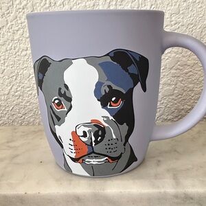 Lavender Staffy Dog Ceramic Mug - Pet Lover Gift